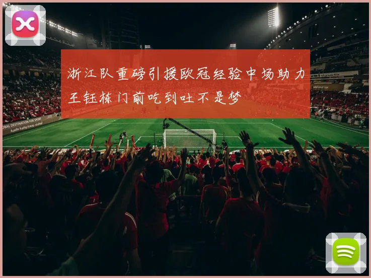 浙江队重磅引援欧冠经验中场助力王钰栋门前吃到吐不是梦